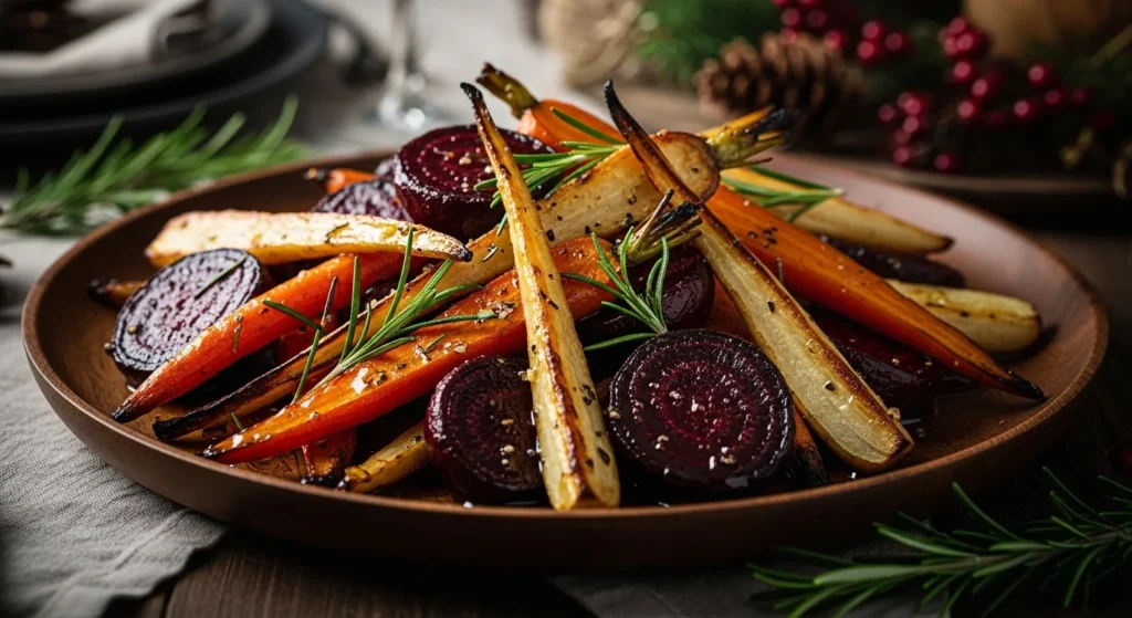 Honey-Roasted Root Vegetables with Rosemary