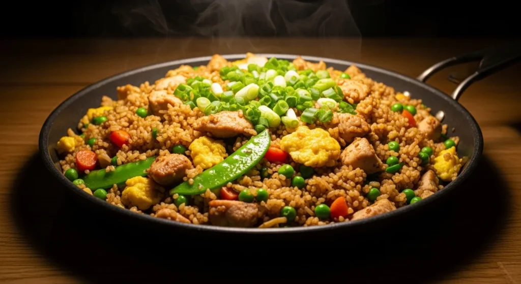 Fried” Rice with Cauliflower & Peas