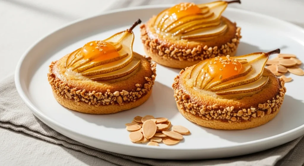 Mini Pear & Almond Frangipane Tarts