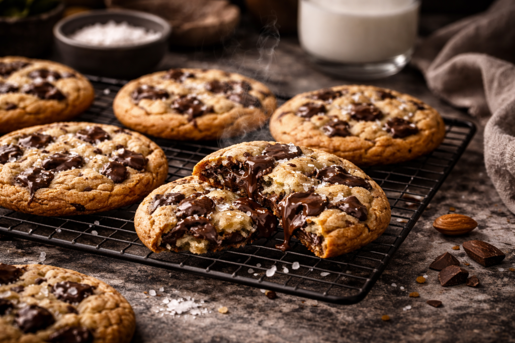 Almond Flour Chocolate Chip Cookies final look 1