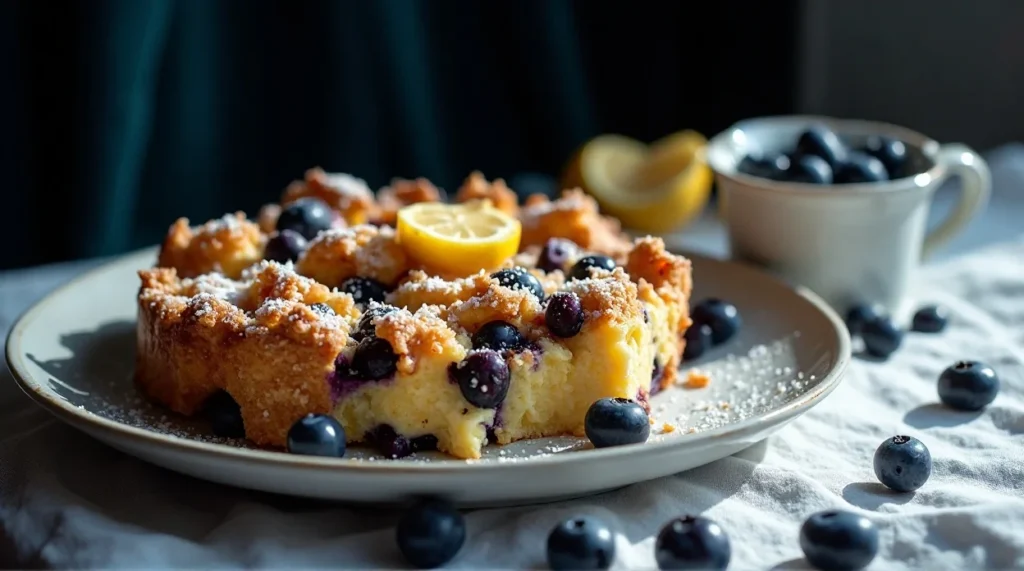 Blueberry Lemon French Toast Casserole