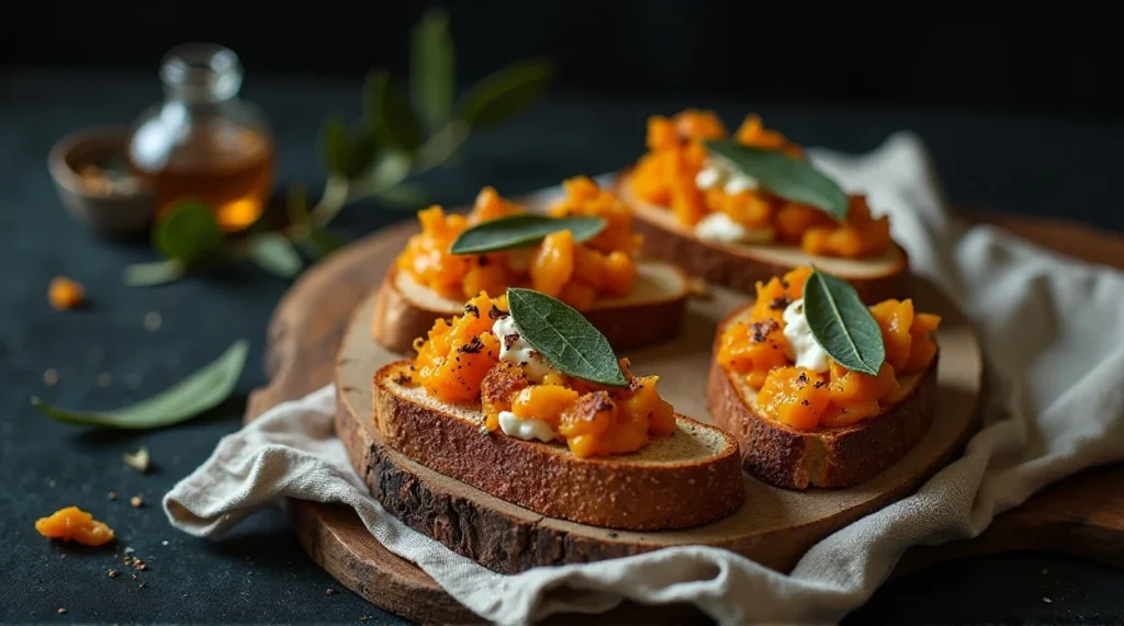 Butternut Squash Crostini