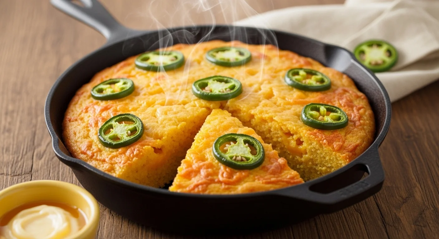 Cheddar Jalapeño Cornbread