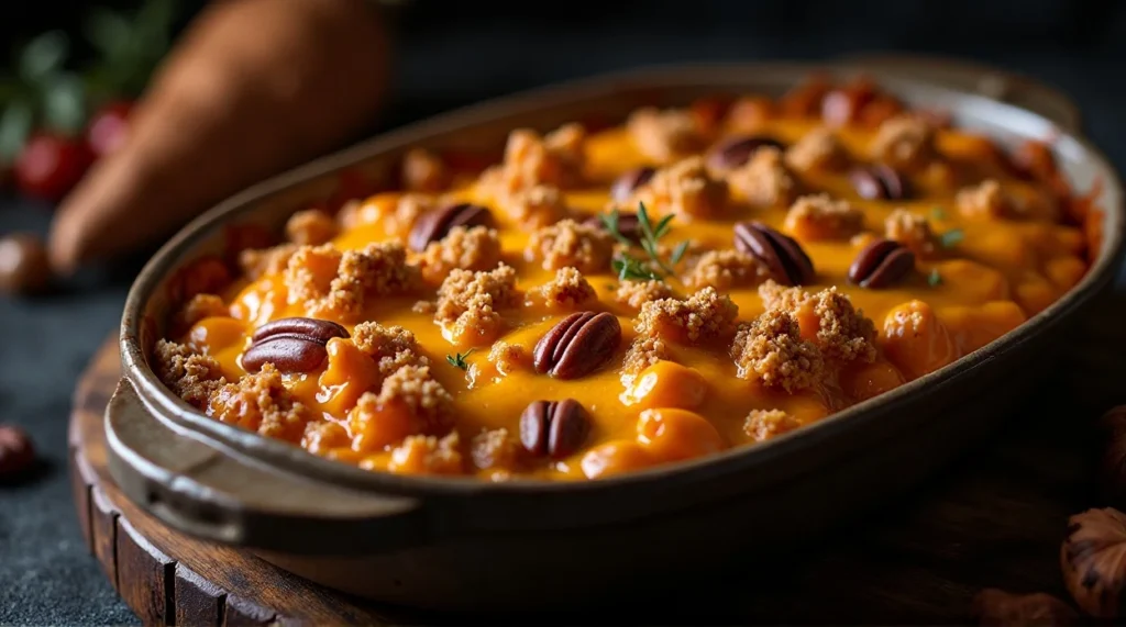 Cheesy Sweet Potato Casserole