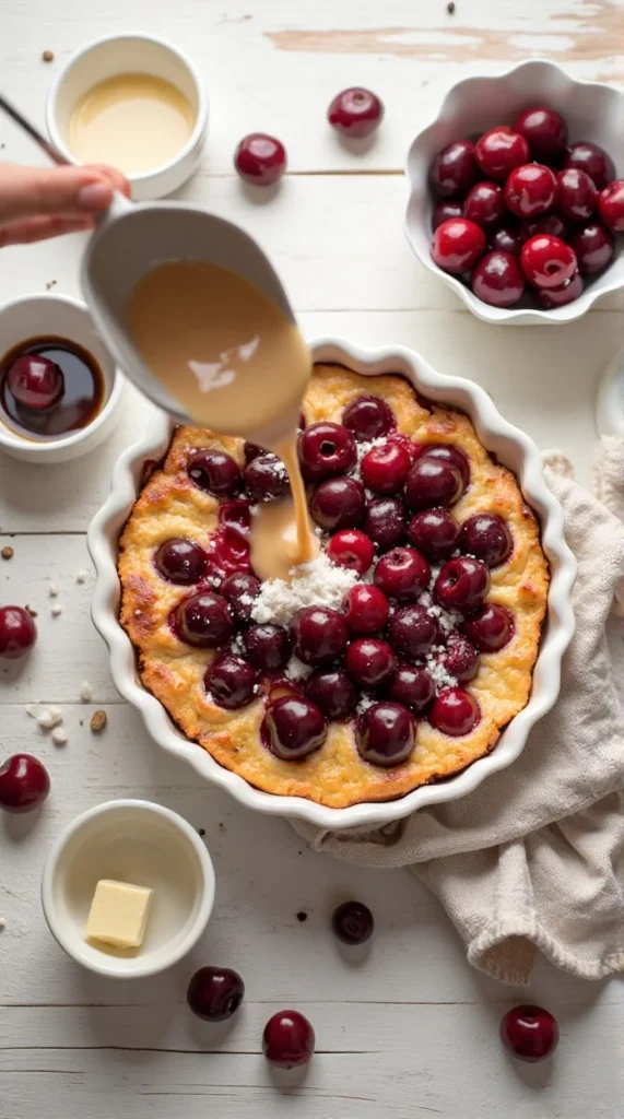 Cherry Clafoutis Recipe cooking