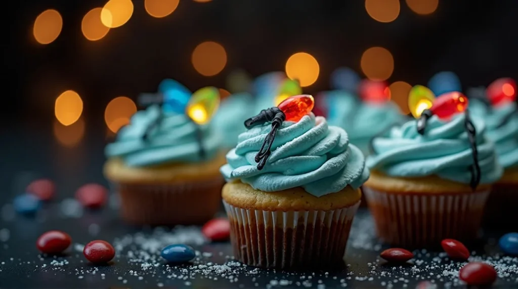 Christmas Light Cupcakes