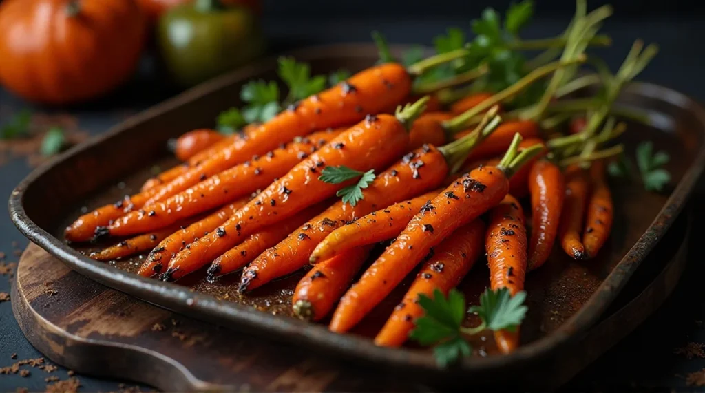 Cinnamon Honey Roasted Carrots