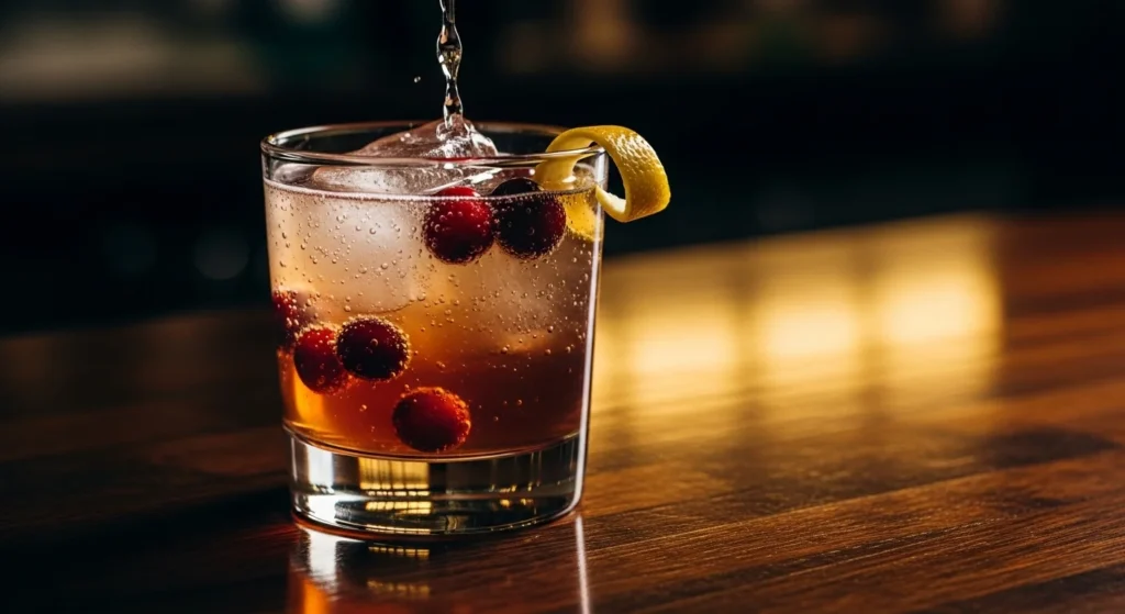 Cranberry Bourbon Smash