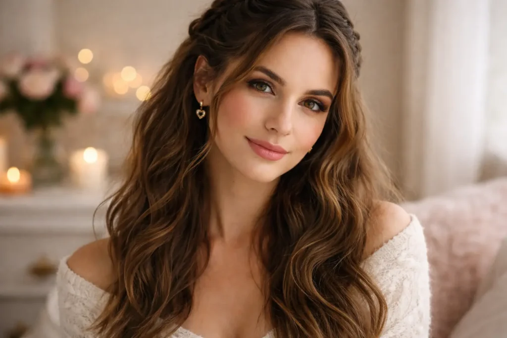 Double Mini Twists with Open Hair