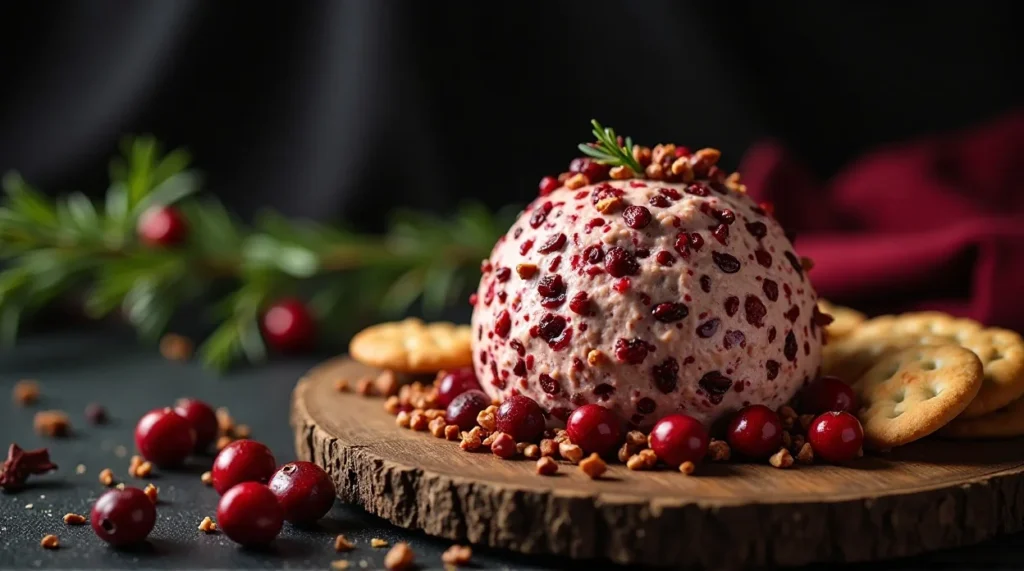 Festive Cranberry Cheese Ball