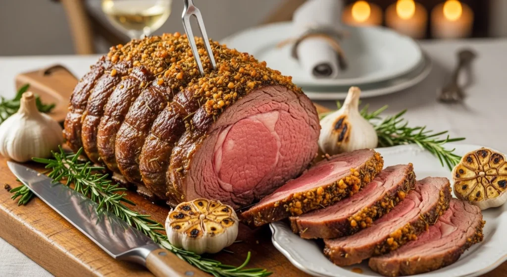 Garlic Prime Rib Roast