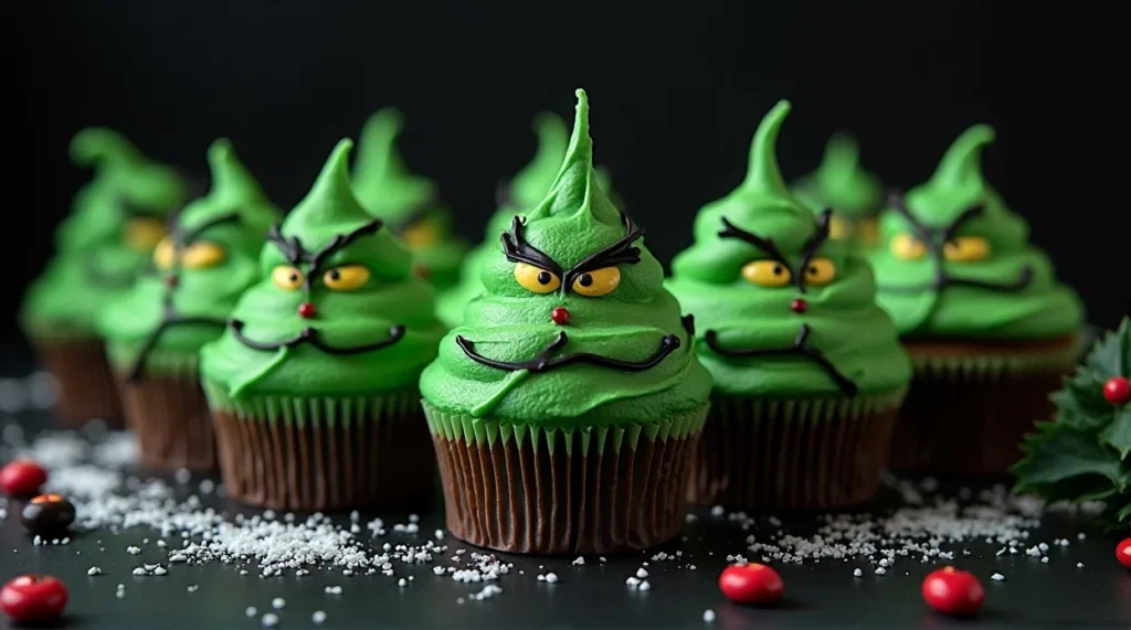 Grinch Cupcakes