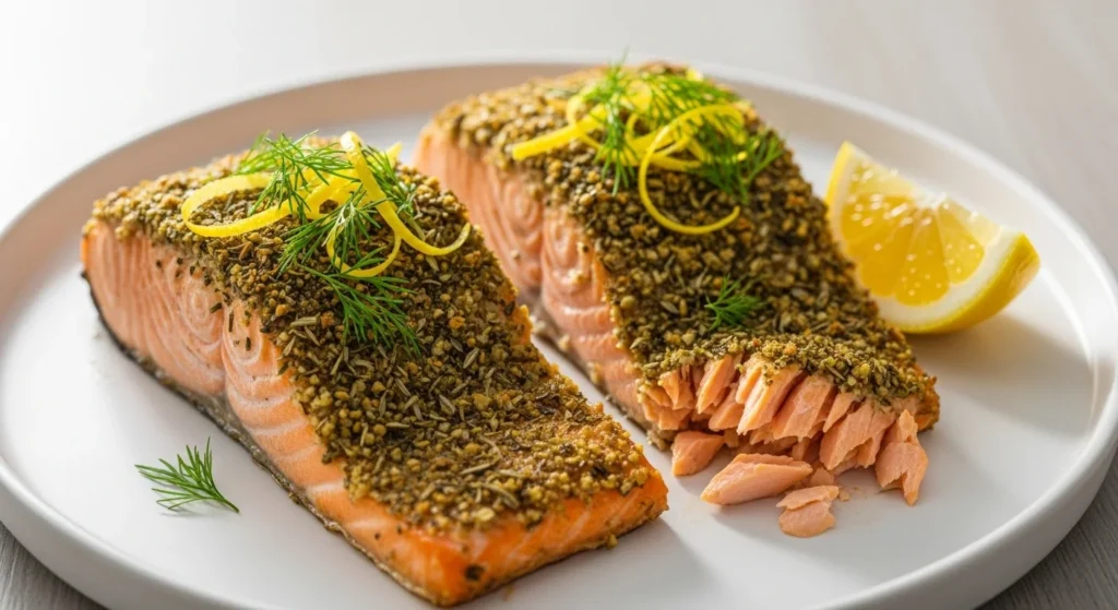 Herb-Crusted Baked Salmon