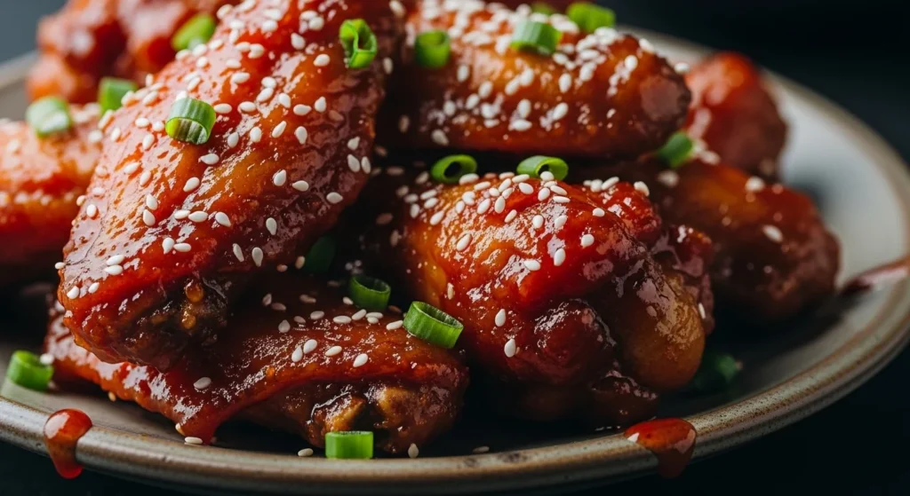 Honey Sriracha Chicken Wings