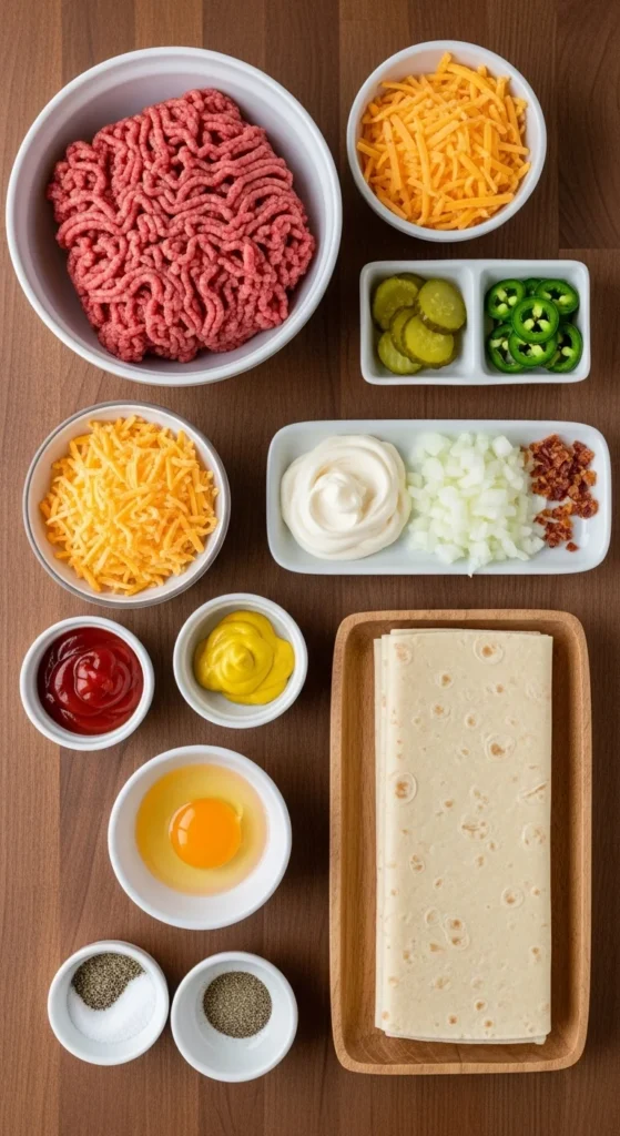 Loaded Cheeseburger Egg Rolls Recipe cooking