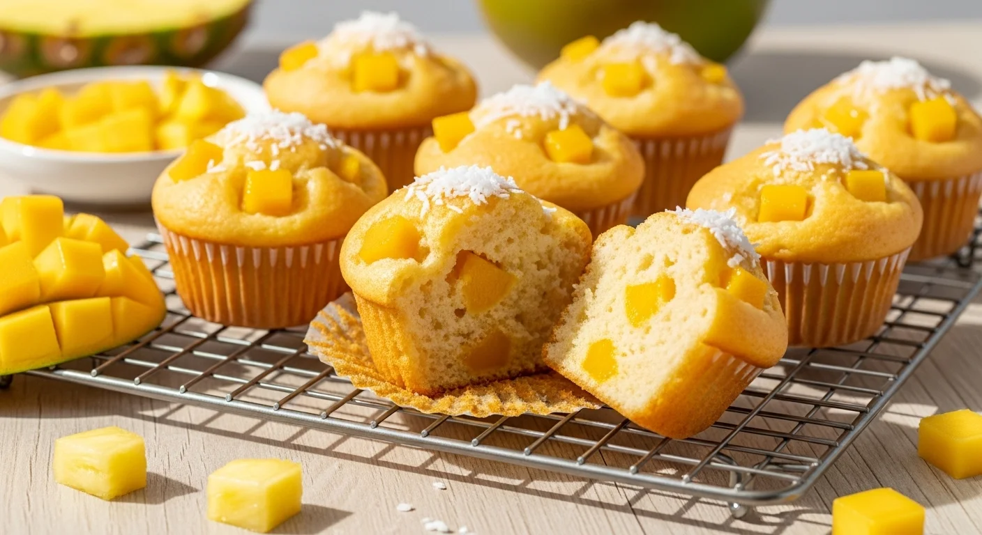Mango Pineapple Muffins