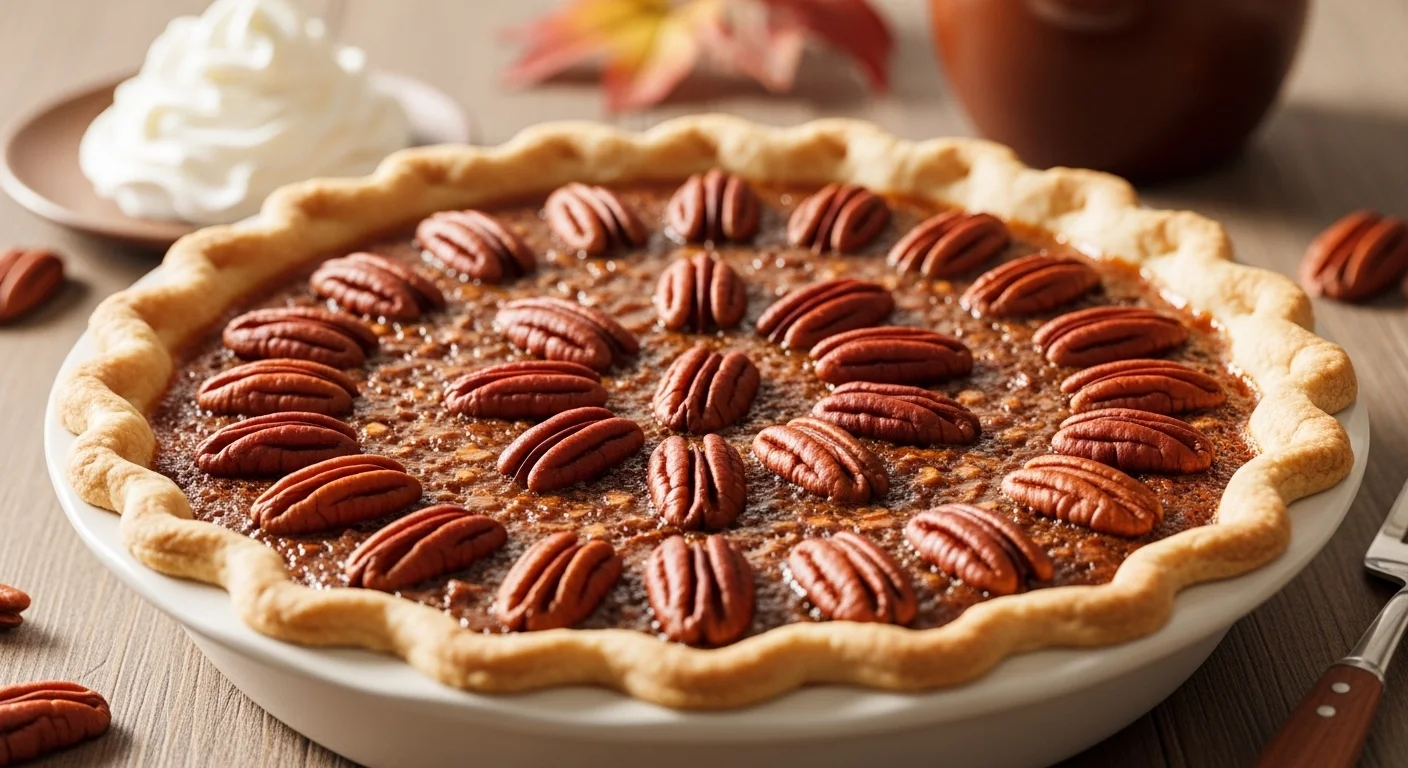 Maple Bourbon Pecan Pie