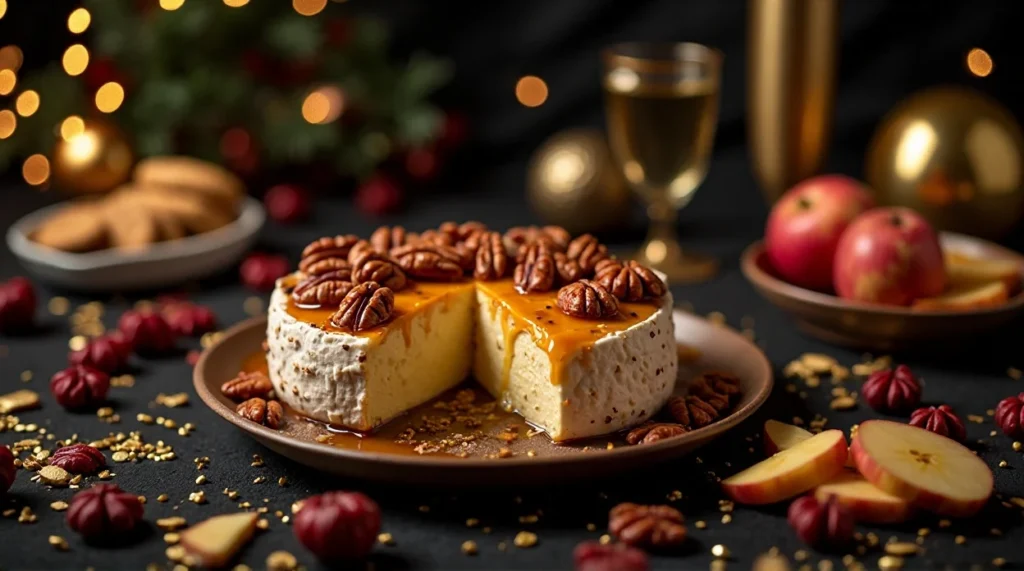 Maple Pecan Baked Brie