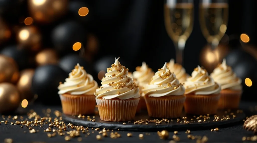 Mini Champagne Cupcakes