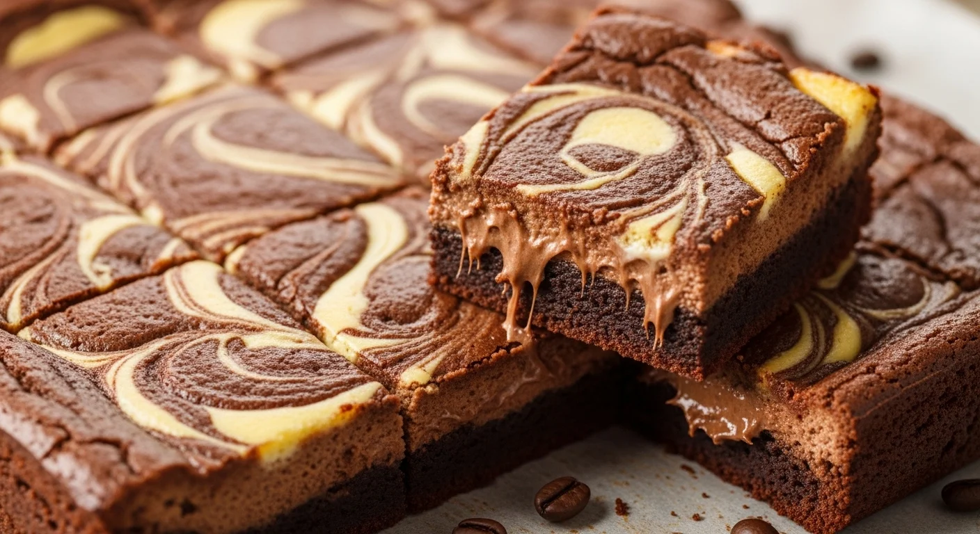 Mocha Cheesecake Brownies