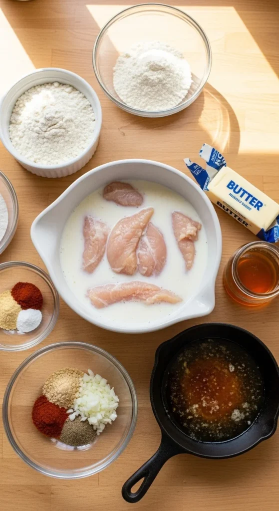 Nashville Hot Chicken Tenders cooking