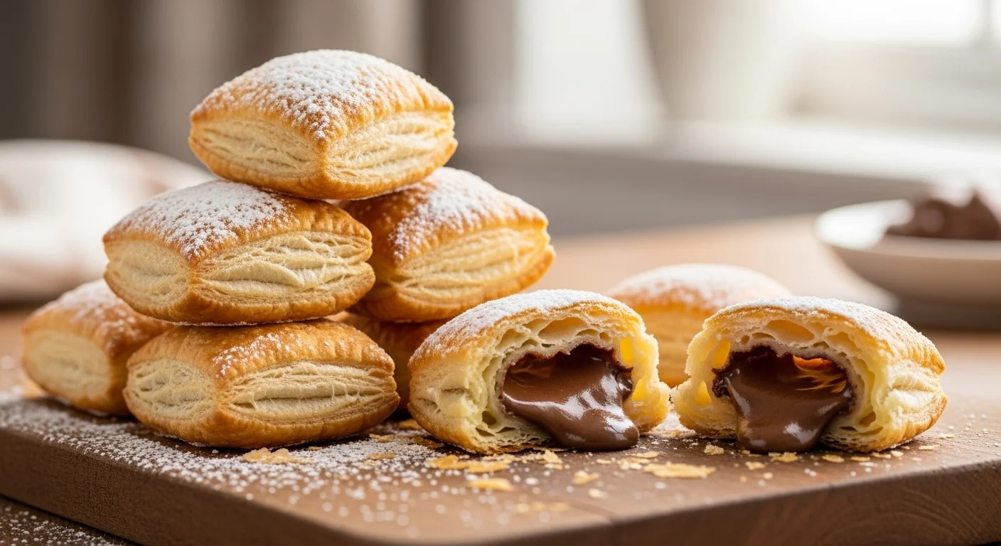 Nutella Puff Pastry Bites Recipe