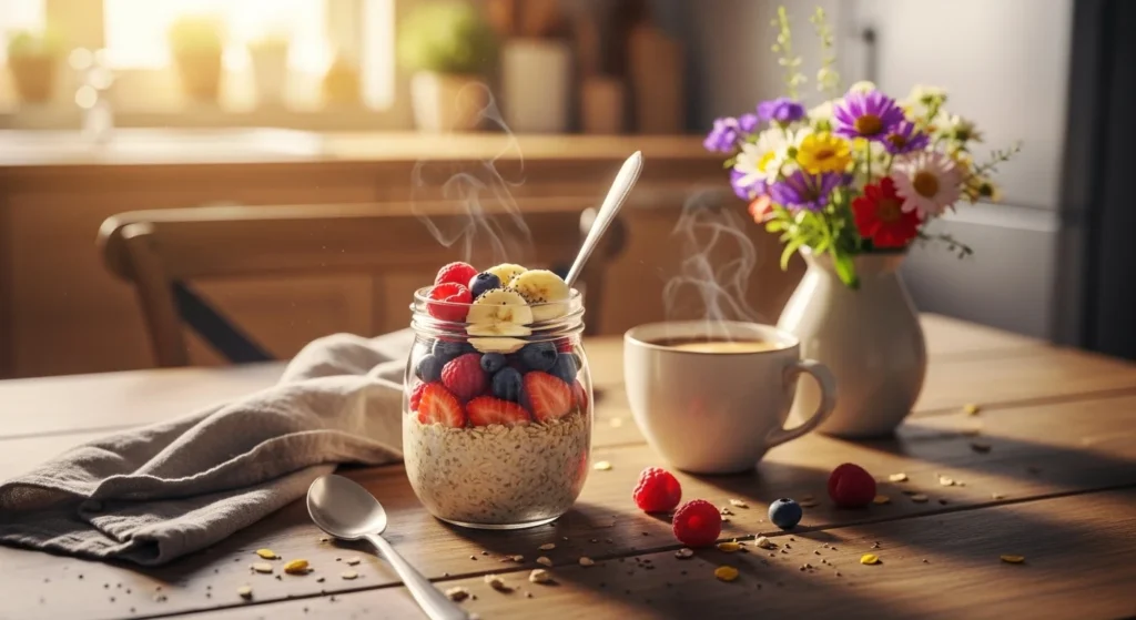 Overnight Oats recipe looks