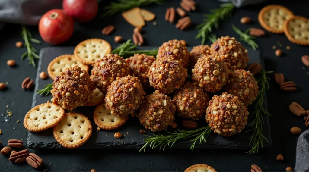 Pecan-Crusted Cheese Balls