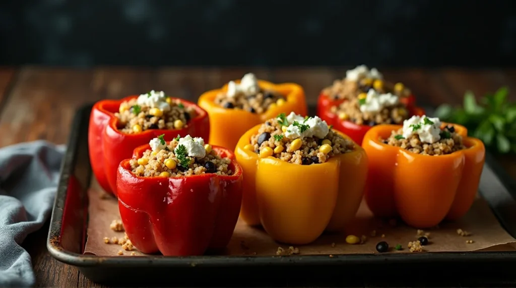 Quinoa Stuffed Bell Peppers