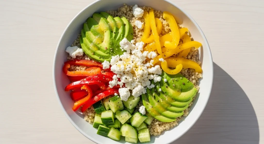 Rainbow Quinoa Power Bowl