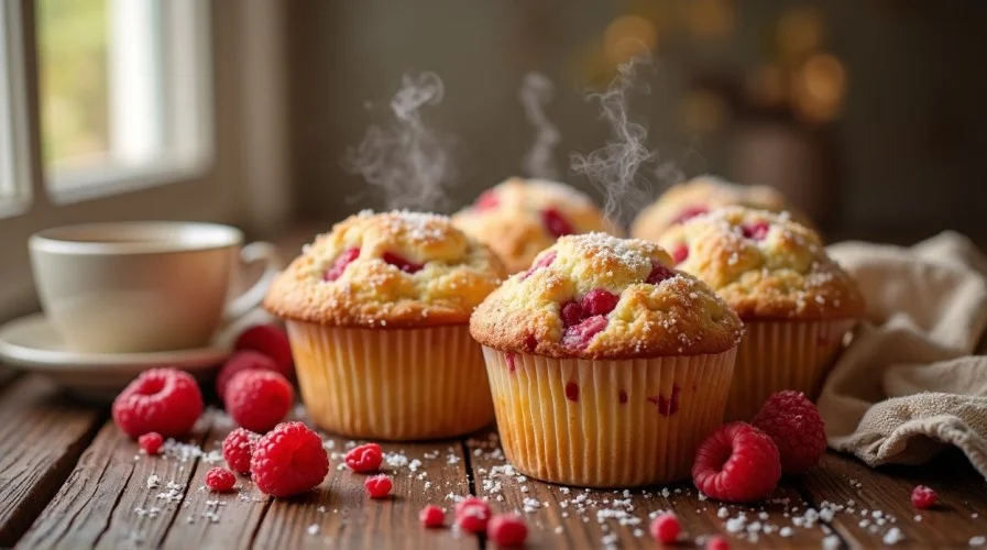 Raspberry Muffins Recipe