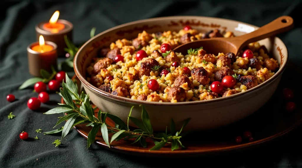 Sausage Stuffing Casserole