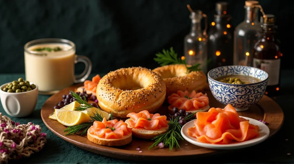 Smoked Salmon Bagel Bar