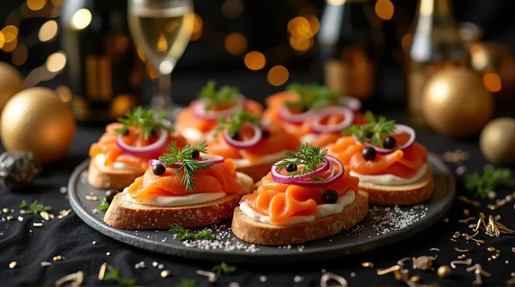 Smoked Salmon Crostini