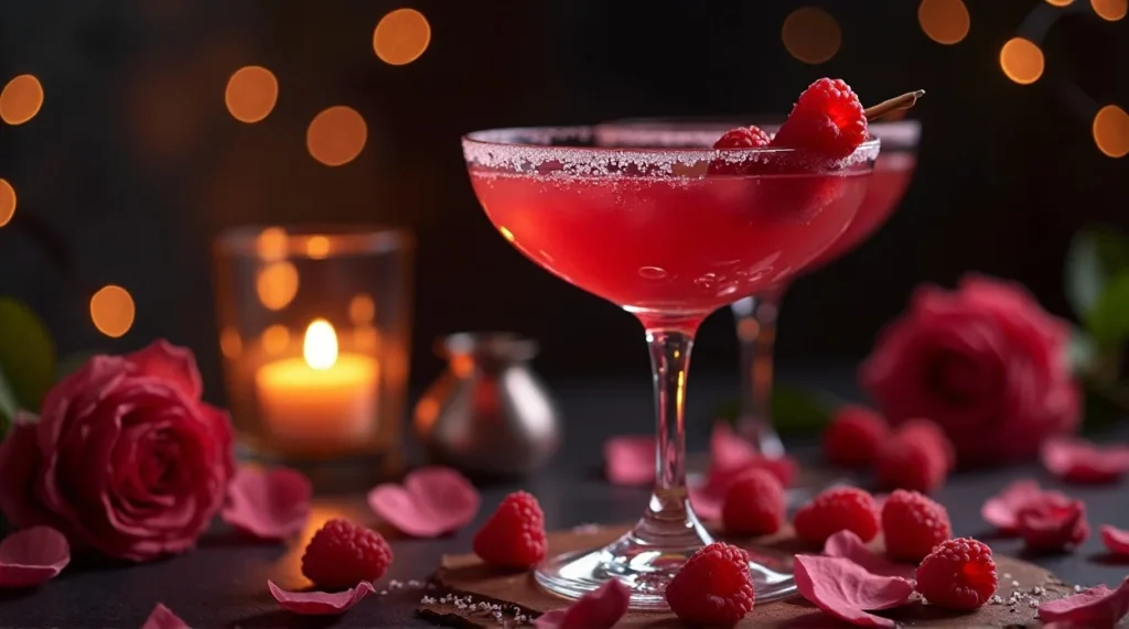 Smooth Raspberry Valentine’s Day Martini