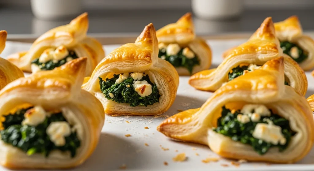 Spinach & Feta Puff Pastry Bites