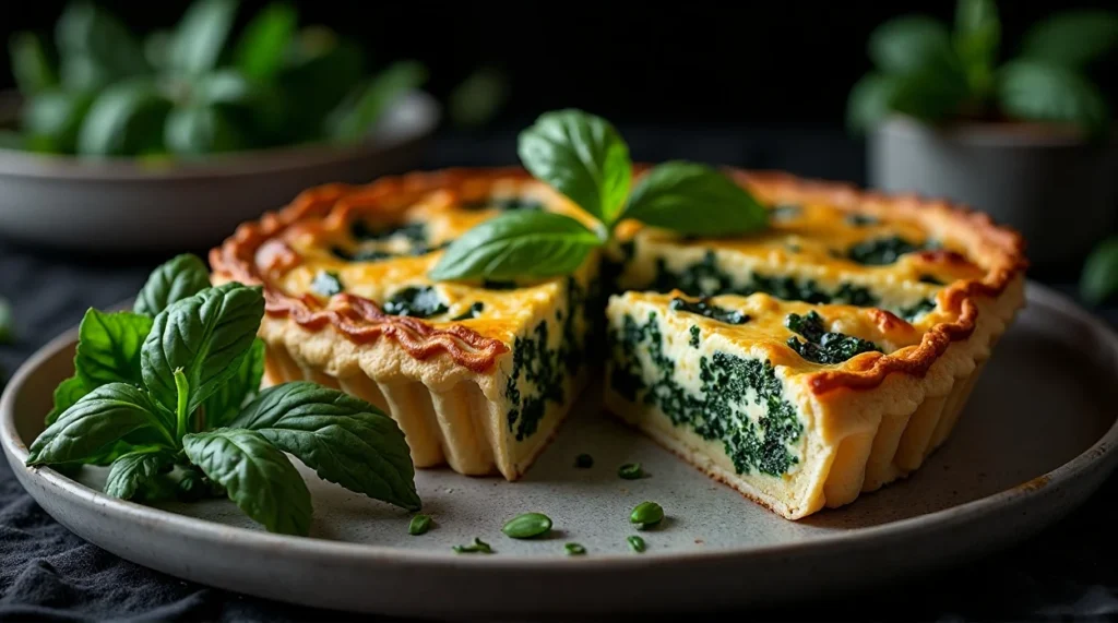 Spinach & Feta Quiche