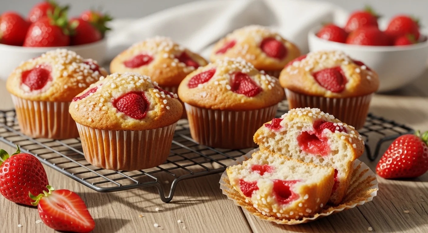 Strawberry Shortcake Muffins