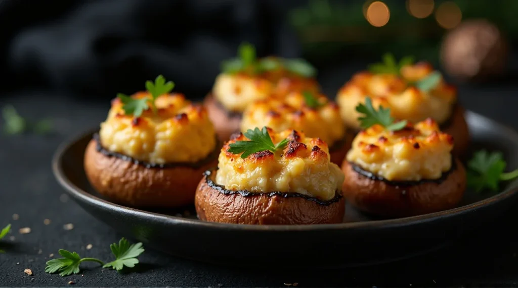 Stuffed Mushroom Caps