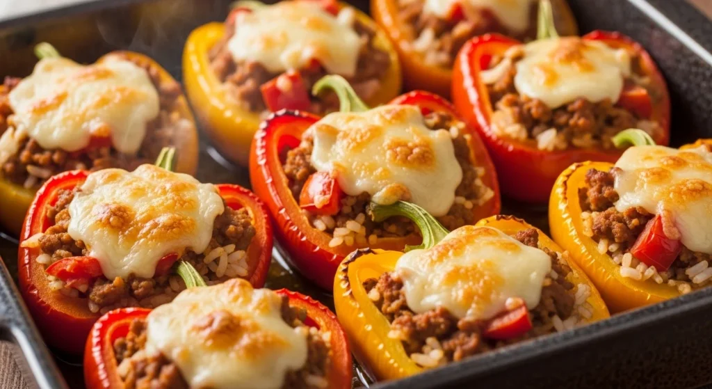 Turkey-Stuffed Bell Peppers