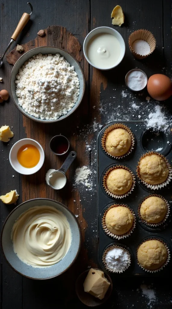 Vanilla Cupcakes cooking