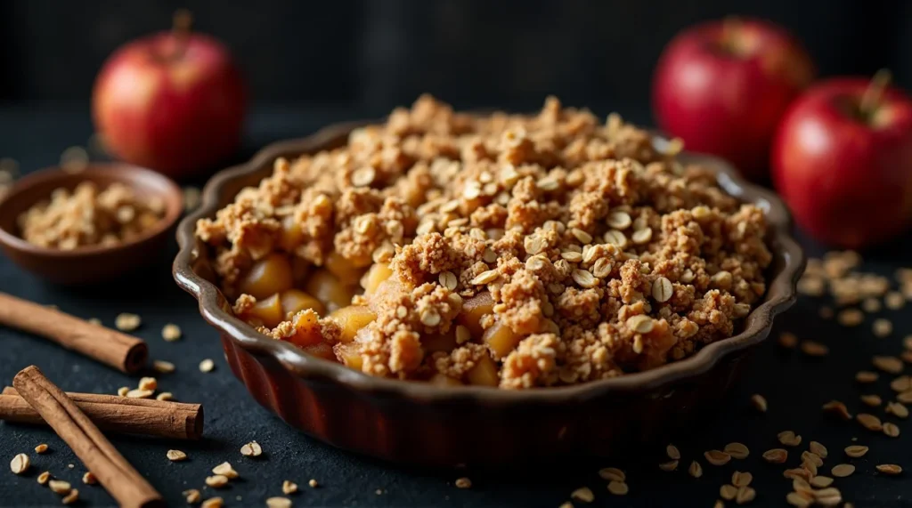 Warm Spiced Apple Crisp