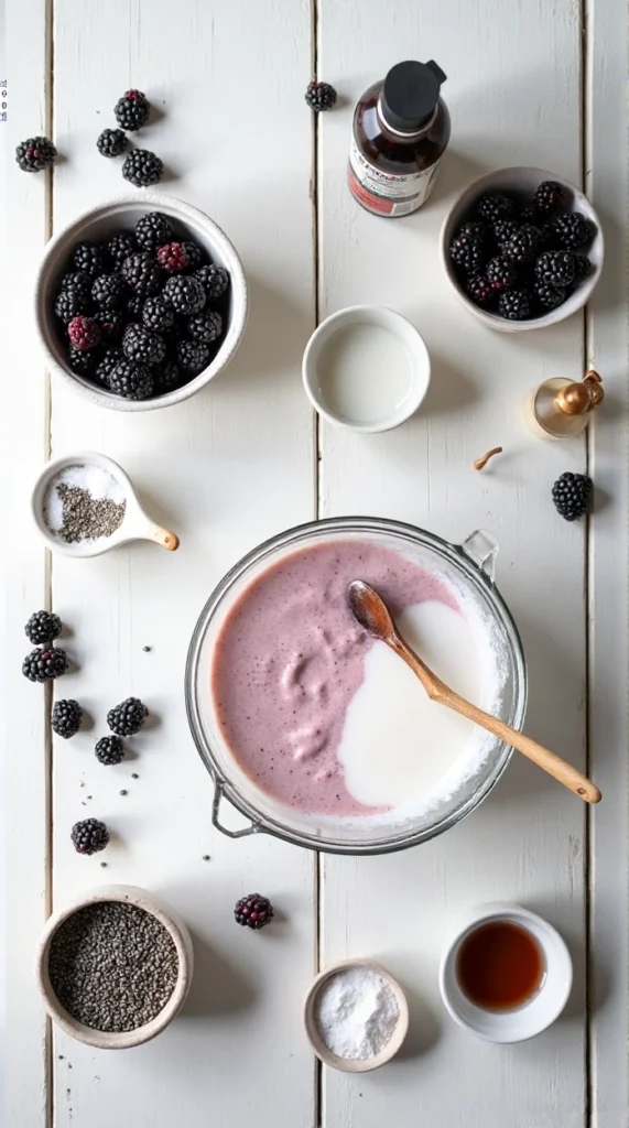 Blackberry Coconut Chia Pudding ingredient
