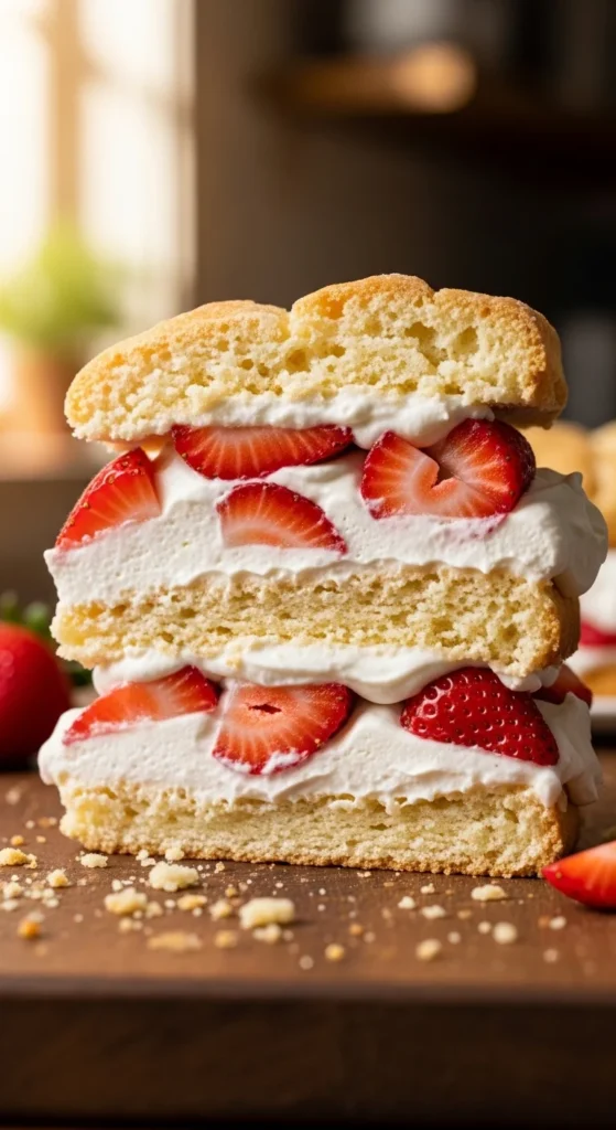 Strawberry Shortcake Layer Cake
