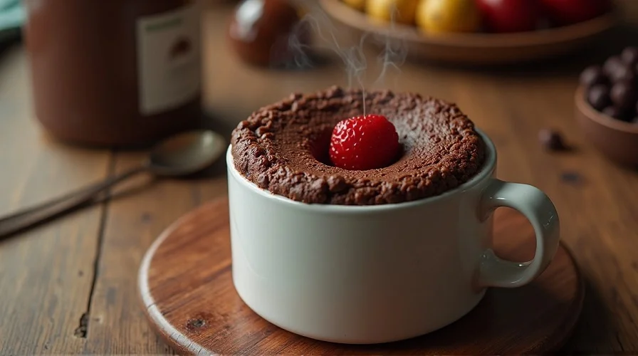 3 Ingredient Nutella Mug Cake Recipe