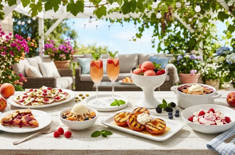 8 Easy Summer Fruit Desserts with Berries & Peaches