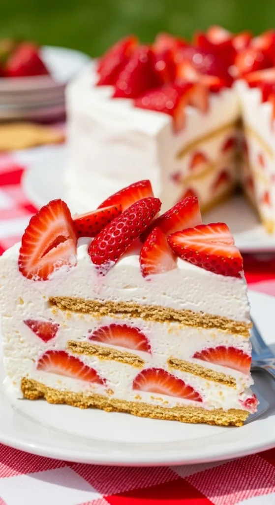 Strawberry Icebox Cake