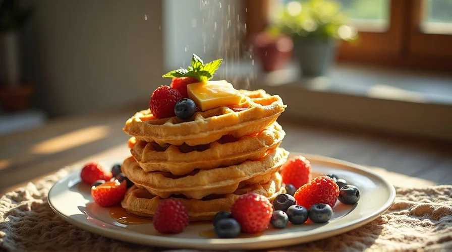 Almond Flour Waffles Recipe