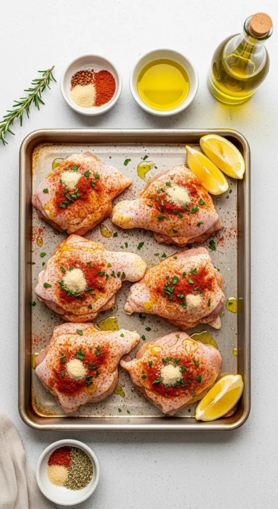 Baked Chicken cooking