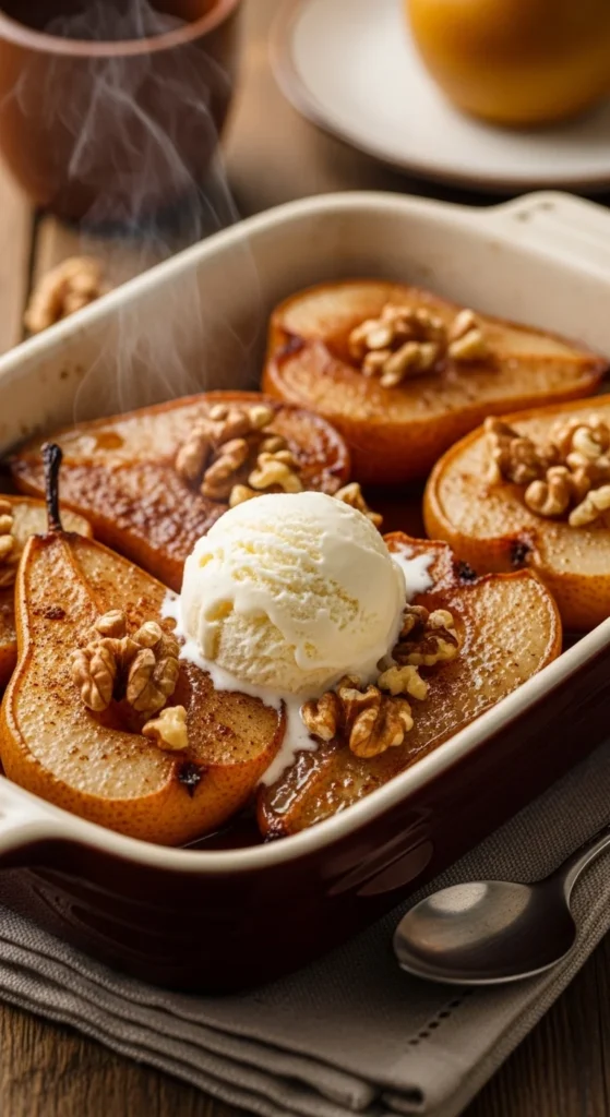 Baked Pears Recipe cooking